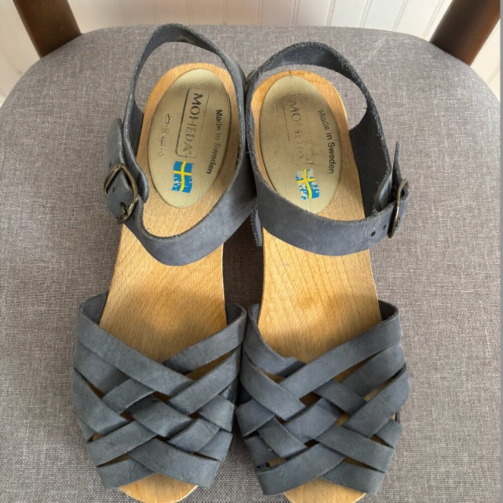 Moheda Betty Braided Clog Sandal Sz 40 - Picture 4 of 8